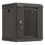 Lanberg WF11-3306-10B rack cabinet 6U Wall mounted rack Black