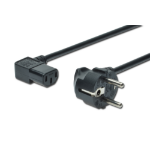Digitus AK-440102-018-S electriciteitssnoer Zwart 1,8 m CEE7/7 IEC C13