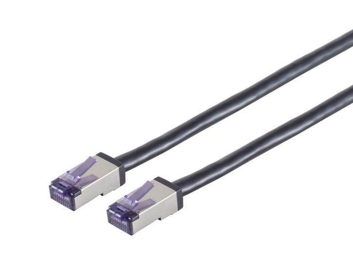 Image of Lanview LVN-CAT6A-FLEX-1 M networking cable Black S/FTP (S-STP)