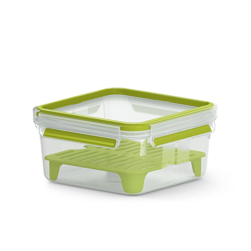 Image of Groupe SEB EMSA CLIP & GO XL - Lunch container - Adult - Green -...