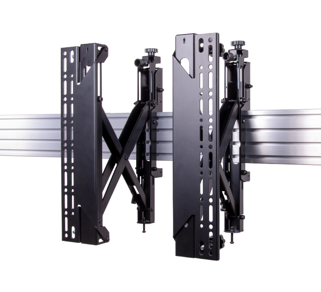 B-Tech SYSTEM X - VESA 400 Pop-Out Flat Screen Interface Arms with Micro-Adjustment for BT8390 (Pair)