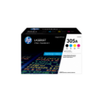 HP 305A 4-pack Black/Cyan/Magenta/Yellow Original LaserJet Toner Cartridges
