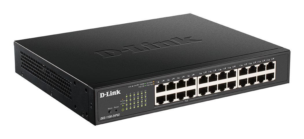 Image of D-Link PoE Switch DGS-1100-24P V2 24 Port - Switch - 1 Gbps