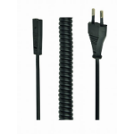 Gembird PC-C1-VDE-1.8M power cable Black C1 coupler Power plug type F