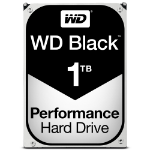 Western Digital Black internal hard drive 1 TB 7200 RPM 64 MB 3.5" Serial ATA III