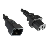 Microconnect PE152018 power cable Black 1.8 m C20 coupler C15 coupler
