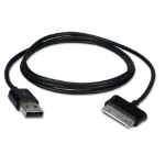QVS 3m 30-Pin - USB m/m mobile phone cable Black 118.1" (3 m) USB A Samsung 30-pin