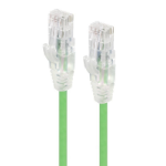 ALOGIC 0.5m Green Series Alpha Ultra Slim Cat6 Network Cable, UTP, 28AWG