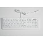 TG3 Electronics KBA-CK104S-WNUN-US keyboard Medical USB QWERTY US English White