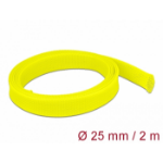 DeLOCK Braided Sleeve stretchable 2 m x 25 mm yellow