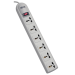 Tripp Lite SUPER6OMNID surge protector Gray 6 AC outlet(s) 220-250 V 70.9" (1.8 m)