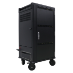 V7 Charge Carts - 30 Devices USB-C PD Prewired Portable device management cart Black