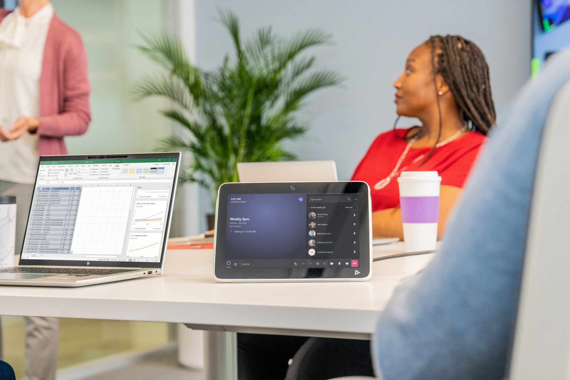 HP Poly TC10 Black Wall Mount