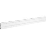 InLine Aluminum Slatwall Panel for wall mounting, white, 1.2m