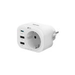 Hama 00223342 power extension 1 AC outlet(s) Indoor White