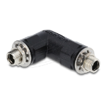 DeLOCK 90942 tussenstuk voor kabels DC 5.5 x 2.1 Zwart