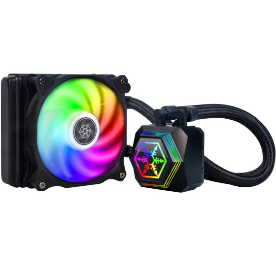 Image of Silverstone PF120-ARGB Processor All-in-one liquid cooler 12 cm Black