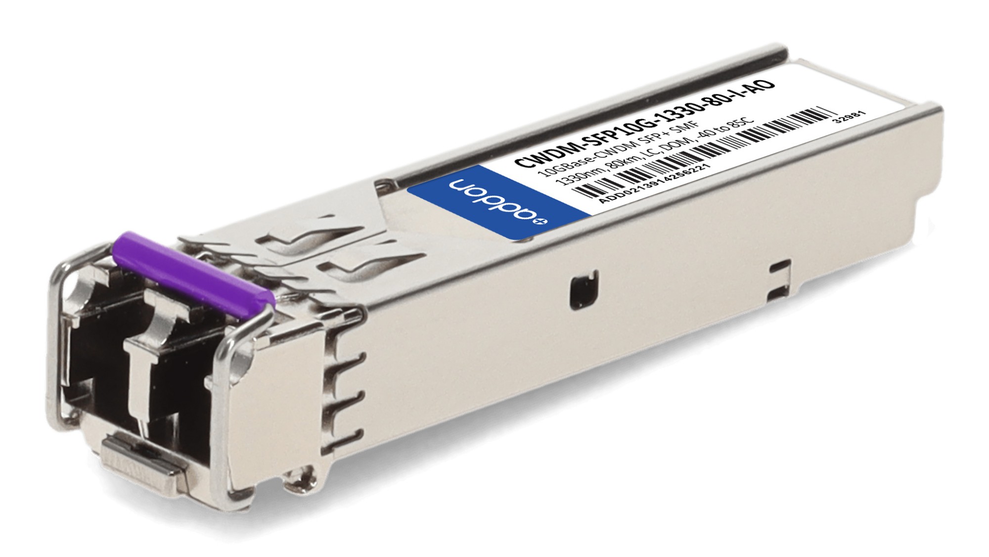 AddOn Networks CWDM-SFP10G-1330-80- Compatible 10G SFP+ 80 km TAA Compliant Transceiver