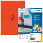 HERMA 4567 self-adhesive label Rectangle Red 200 pc(s)