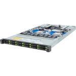 GIGABYTE R183-Z94-AAV1 LGA 6096 Rack (1U) Zwart, Staal