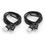 Verbatim 48874 USB cable 1 m USB 3.2 Gen 1 (3.1 Gen 1) Micro-USB A USB A Black