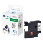 G&G 21706 labelprinter-tape Zwart op wit