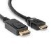 Rocstor Y10C261-B1 video cable adapter 118.1" (3 m) DisplayPort HDMI Black