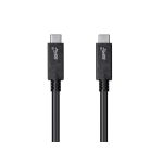 Monoprice 27923 USB cable USB 3.2 Gen 2 (3.1 Gen 2) 19.7" (0.5 m) USB C Black