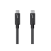 Monoprice 27923 USB cable USB 3.2 Gen 2 (3.1 Gen 2) 19.7" (0.5 m) USB C Black