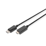 Digitus DisplayPort Adapter Cable, DP - HDMI type A