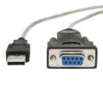 Rocstor Y10C700-B1 video cable adapter 1.8 m RS-232 USB Type-A Black