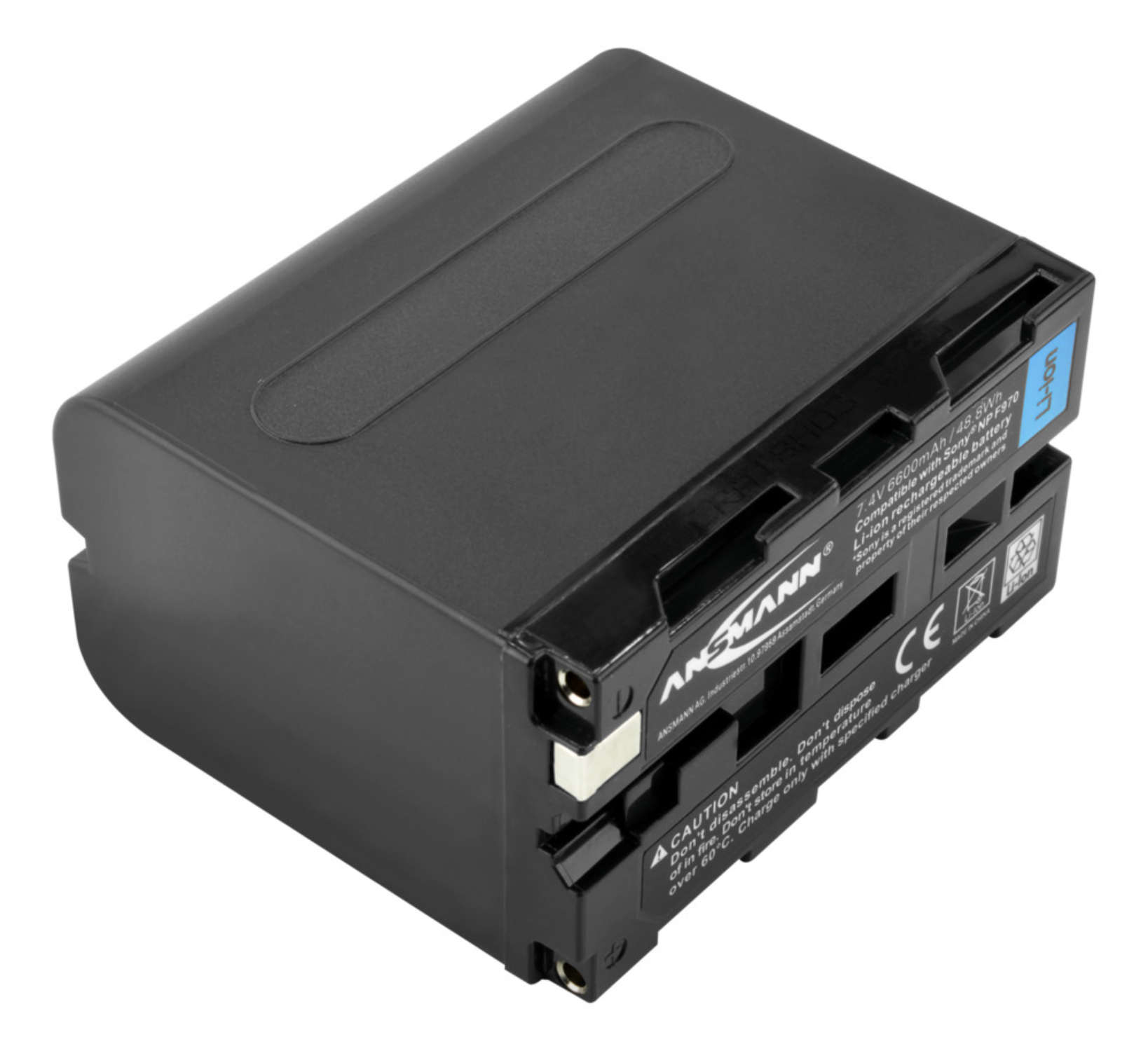 Image of Ansmann A-Son NP-F970 Lithium Polymer (LiPo) 6600 mAh