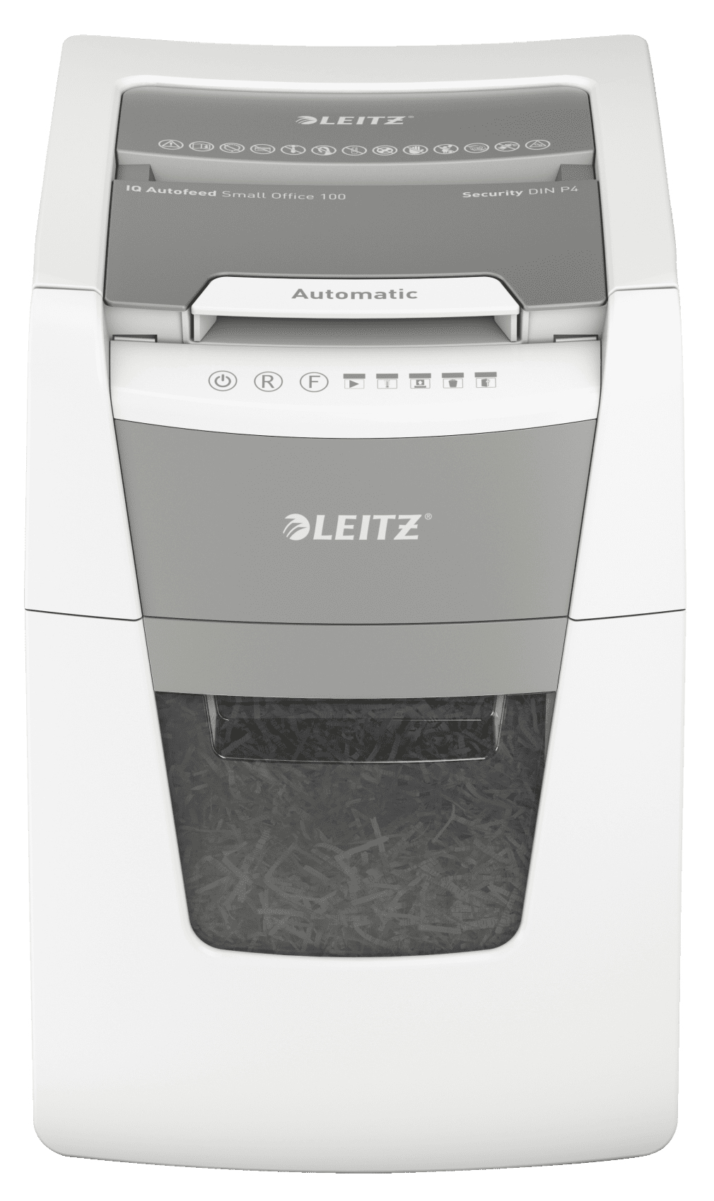 Image of Leitz P4 34L paper shredder Cross shredding 55 dB 22 cm Silver,...