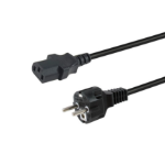 Equip 112111 power cable Black 3 m CEE7/7 IEC C13