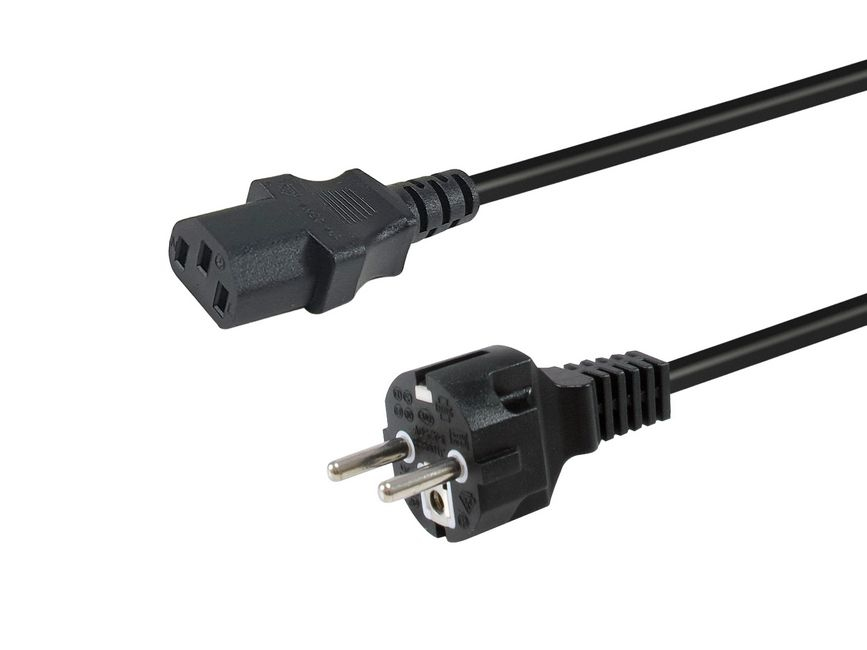 Equip 112110 power cable Black 1.8 m CEE7/7 IEC C13