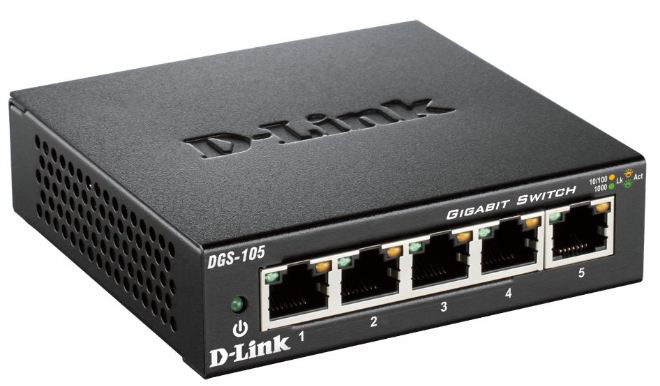 Image of D-Link DGS-105 Unmanaged Black