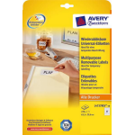 Avery L4737REV-10 printer label White
