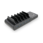 LMP DuoCharge 5+1 mobile device dock station Universal Grey