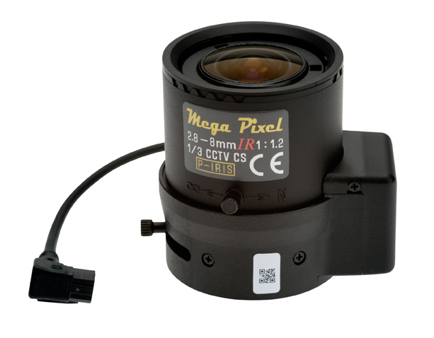 Axis Mega Pixel Camcorder Standard lens Black, Transparent