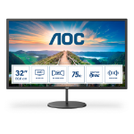 AOC V4 Q32V4 computer monitor 80 cm (31.5") 2560 x 1440 pixels 2K Ultra HD LED Black