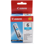 Canon 4706A017/BCI-6C Ink cartridge cyan Blister with security, 280 pages 13ml for Canon BJC 8200/I 560/I 990/I 9900/S 800