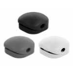 DeLOCK 18299 cable organizer Desk/Wall Cable holder Black, Grey, White 6 pc(s)