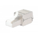 Intellinet Cat6a 10G Shielded Toolless RJ45 Modular Field Termination Plug, For Easy and Quick High-quality Cable Assembly in the Field, STP, for Solid & Stranded Wire, Gold-plated Contacts, Metal Housing