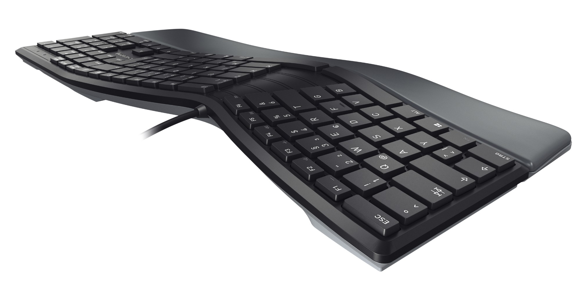 CHERRY KC 4500 ERGO keyboard USB QWERTY UK English Black