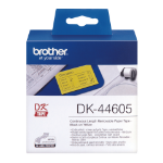Brother DK-44605 DirectLabel Etikettes yellow Paper 62mm x 30,48m for Brother P-Touch QL/700/800/QL 12-102mm/QL 12-103.6mm