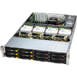 Supermicro SSG-621E-ACR16L server barebone Intel C741 LGA 4677 (Socket E) Rack (2U) Black, Silver