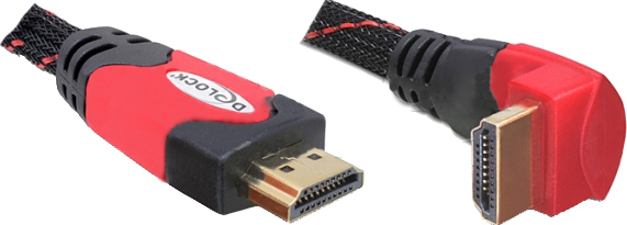 Image of DeLOCK 5m HDMI HDMI cable HDMI Type A (Standard) Black, Red
