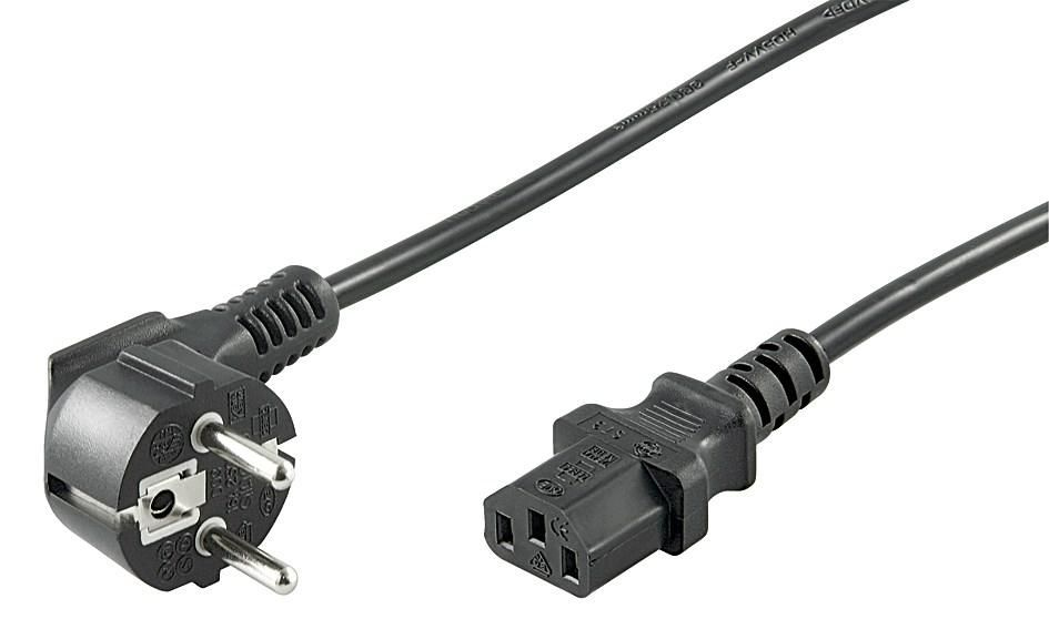 Microconnect Black Pe010418 Power Cable 1.8 M Power Plug Type E+F C13