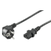Microconnect PE010450 power cable Black 5 m Power plug type E+F C13 coupler