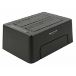 DeLOCK 63957 storage drive docking station USB 3.2 Gen 2 (3.1 Gen 2) Type-C Black